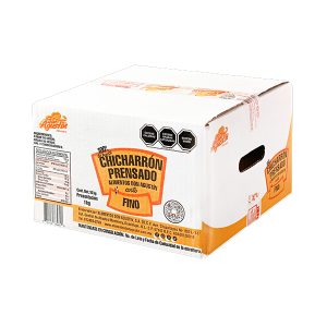 Chicharrón Prensado Corte Fino 1kg, Caja con 10kg - Image 3
